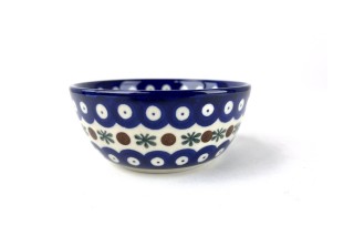 017 Bunzlau Schaaltje 70X Flower Tendril Ronde Schaaltjes